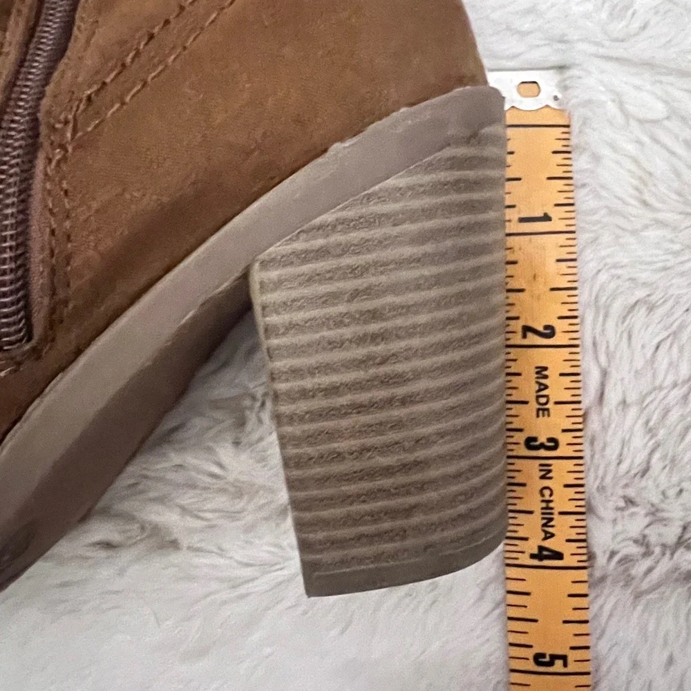 DV Dolce Vita Marilyn Tan Faux Suede Over The Knee Block Heel Boots‎ Womens 7.5